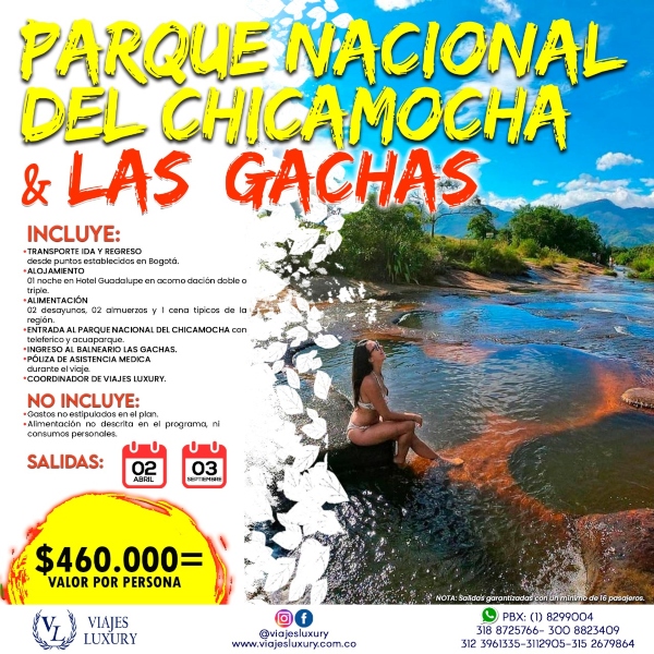 PARQUE NACIONAL DEL CHICAMOCHA LAS GACHAS